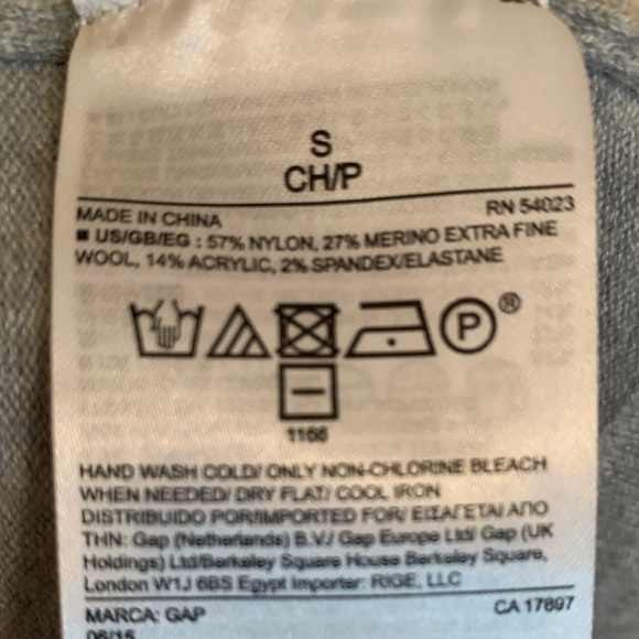 Merino Wool Grey Sweater - Picture 4 of 4